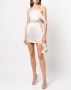 Michelle Mason Mini-jurk met gedrapeerde schouders Goud - Thumbnail 2