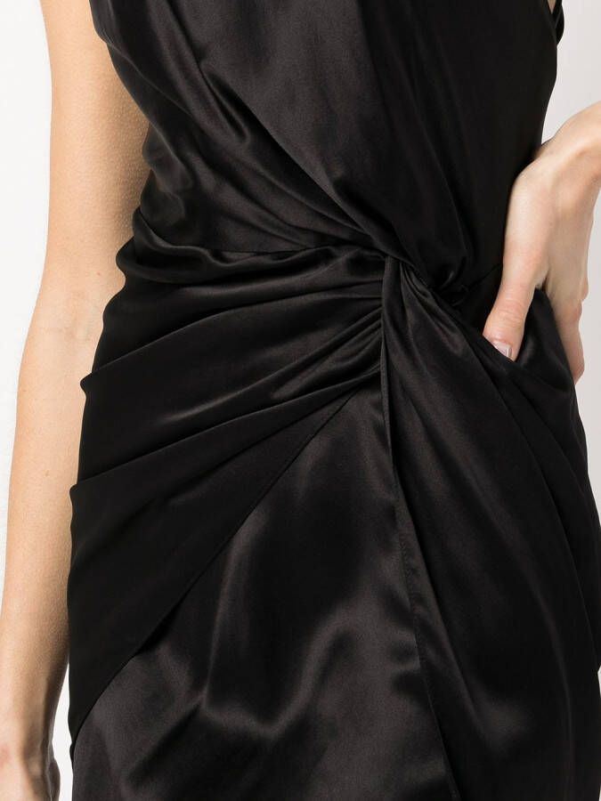Michelle Mason Mini-jurk met geknoopt detail Zwart