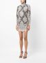 Michelle Mason Mini-jurk met open rug Beige - Thumbnail 3
