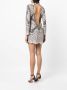 Michelle Mason Mini-jurk met open rug Beige - Thumbnail 4