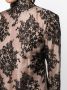 Michelle Mason Mini-jurk met open rug Zwart - Thumbnail 5