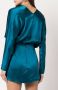 Michelle Mason Mini-jurk met strikdetail Blauw - Thumbnail 4