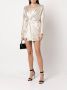 Michelle Mason Mini-jurk met strikdetail Wit - Thumbnail 2
