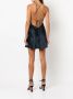 Michelle Mason Mini-jurk met uitgesneden detail Blauw - Thumbnail 4