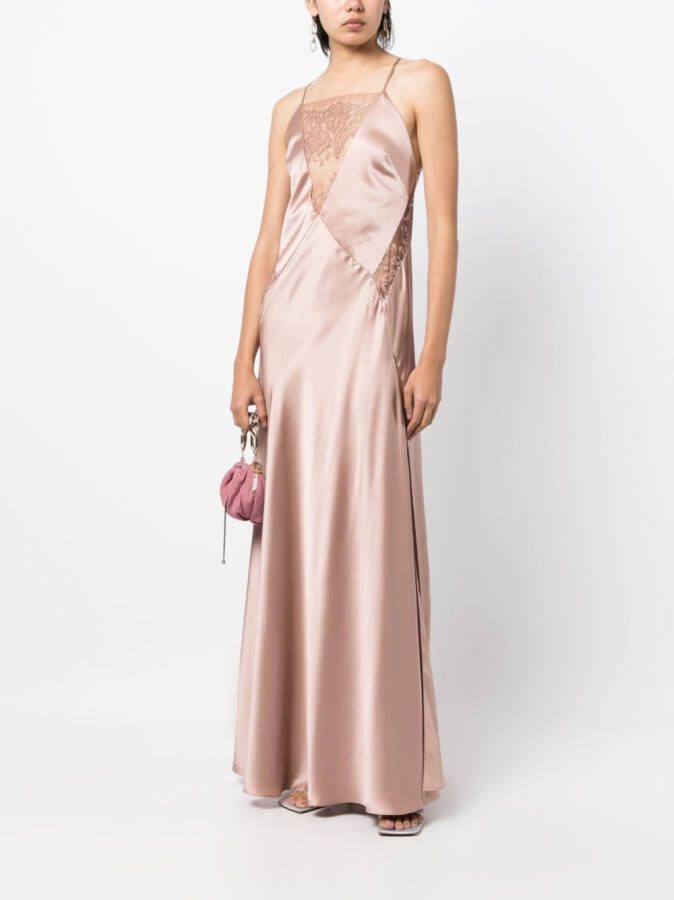 Michelle Mason Mouwloze jurk Roze