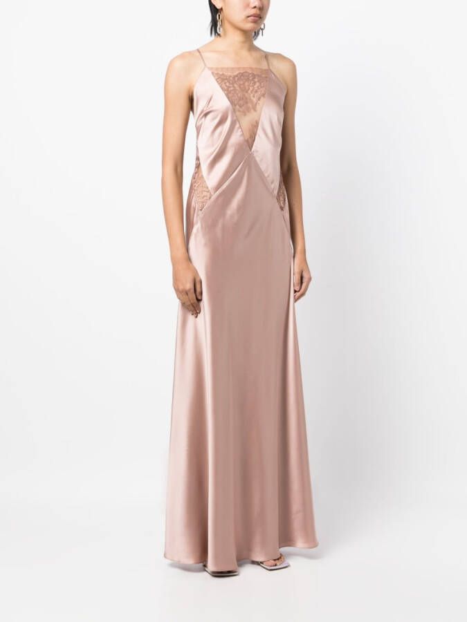 Michelle Mason Mouwloze jurk Roze