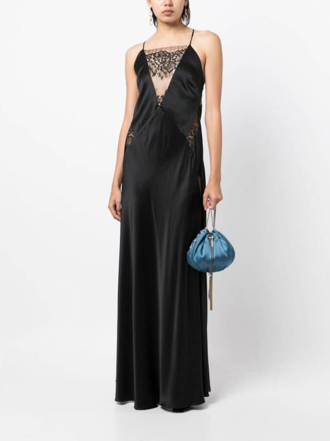Michelle Mason Mouwloze jurk Zwart