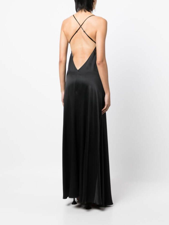 Michelle Mason Mouwloze jurk Zwart