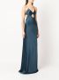 Michelle Mason Uitgesneden avondjurk Blauw - Thumbnail 3