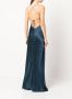 Michelle Mason Uitgesneden avondjurk Blauw - Thumbnail 4