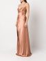 Michelle Mason Zijden jurk Beige - Thumbnail 3