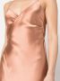 Michelle Mason Zijden jurk Beige - Thumbnail 5