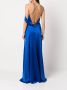 Michelle Mason Zijden jurk Blauw - Thumbnail 4
