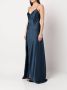Michelle Mason Zijden jurk Blauw - Thumbnail 3