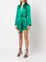 Michelle Mason Zijden mini-jurk Groen - Thumbnail 3