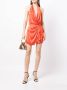 Michelle Mason Zijden mini-jurk Oranje - Thumbnail 2