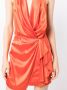 Michelle Mason Zijden mini-jurk Oranje - Thumbnail 5