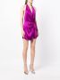 Michelle Mason Zijden mini-jurk Paars - Thumbnail 3