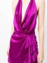 Michelle Mason Zijden mini-jurk Paars - Thumbnail 5