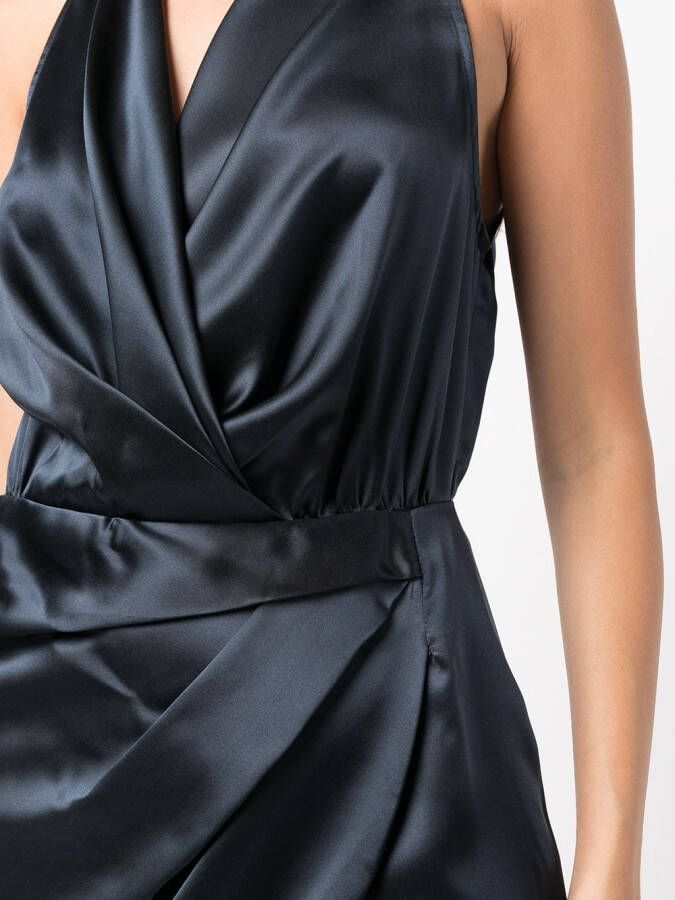Michelle Mason Zijden mini-jurk Zwart