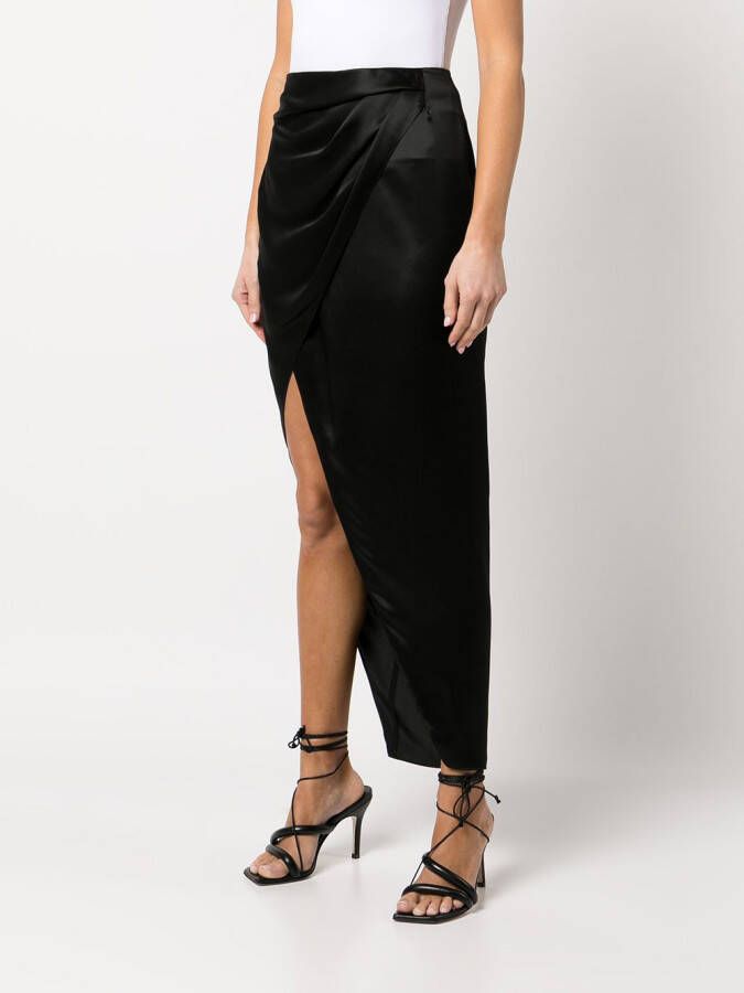 Michelle Mason Zijden rok Zwart