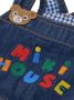 Miki House Overall met geborduurde teddybeer Blauw - Thumbnail 3