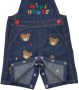 Miki House Overall met geborduurde teddybeer Blauw - Thumbnail 5