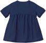 Miki House Jurk met geborduurd logo Blauw - Thumbnail 2