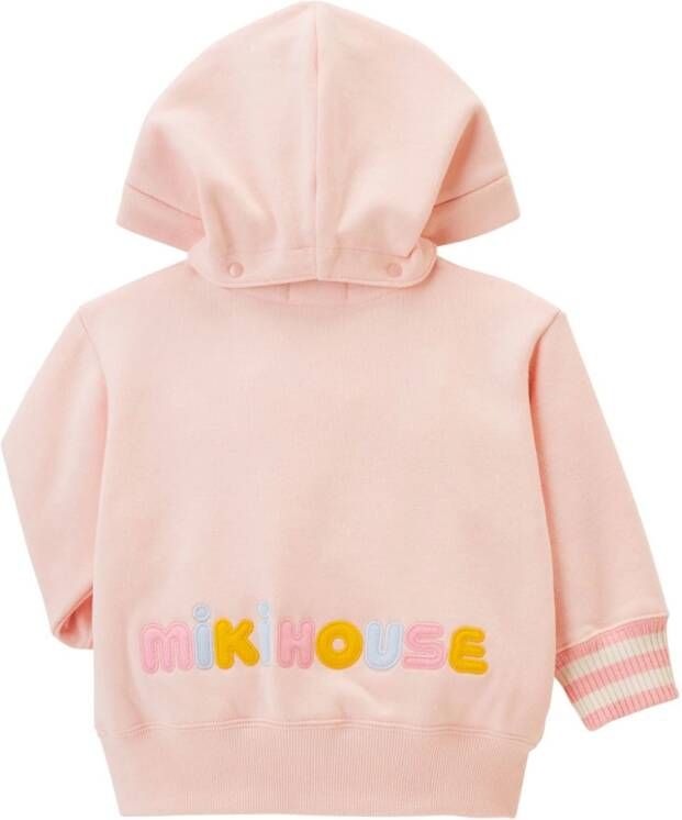 Miki House Jack met capuchon Roze