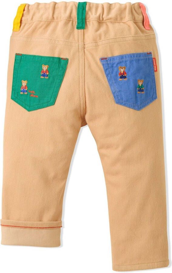 Miki House Straight broek Beige