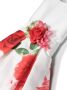 Mimilù Jurk met bloe print Wit - Thumbnail 3