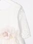 Mimilù Jurk met bloe patch Wit - Thumbnail 3