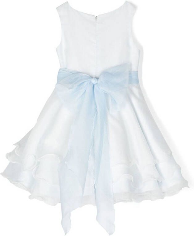 Mimilù Jurk met bloemdetail Wit