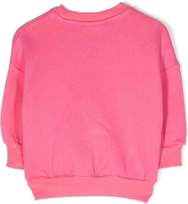 Mini Rodini Sweater van biologisch katoen Roze