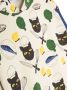 Mini Rodini Chef Cat katoenen hoodie Beige - Thumbnail 3