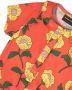 Mini Rodini Romper met bloe print Oranje - Thumbnail 3