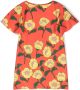 Mini Rodini T-shirt met bloe print Rood - Thumbnail 2