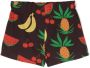 Mini Rodini Shorts met fruitprint Bruin - Thumbnail 2
