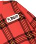 Mini Rodini Geruite sweater Rood - Thumbnail 3
