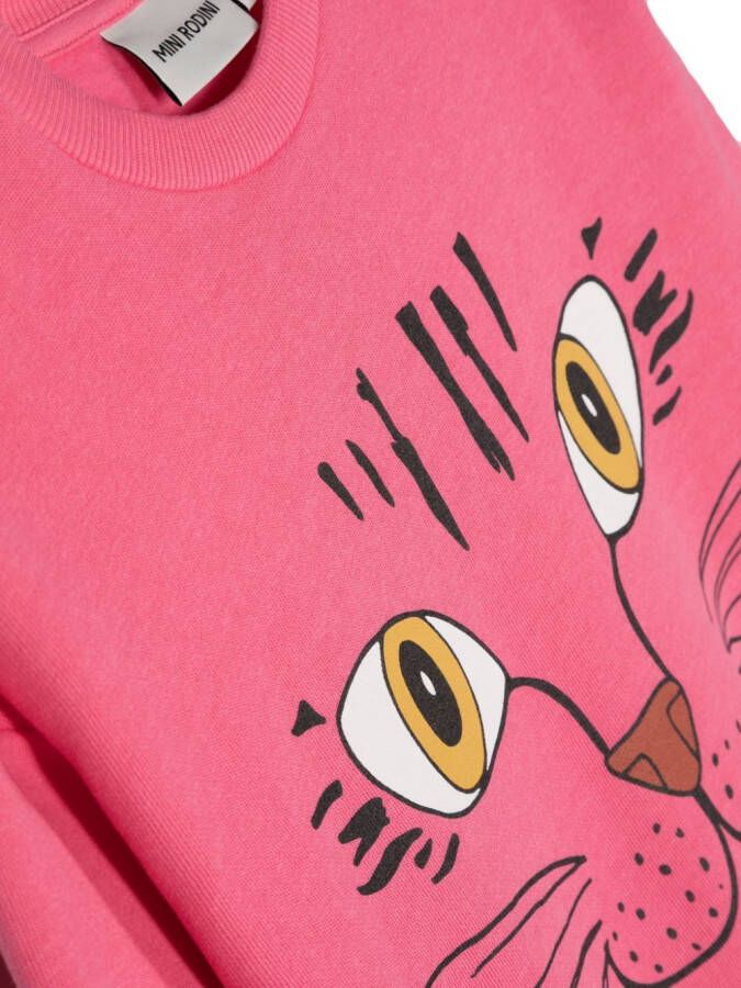 Mini Rodini Sweater met grafische print Roze