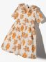 Mini Rodini Jurk met bloe print Beige - Thumbnail 2