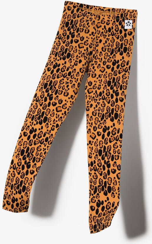Mini Rodini Legging met luipaardprint Bruin