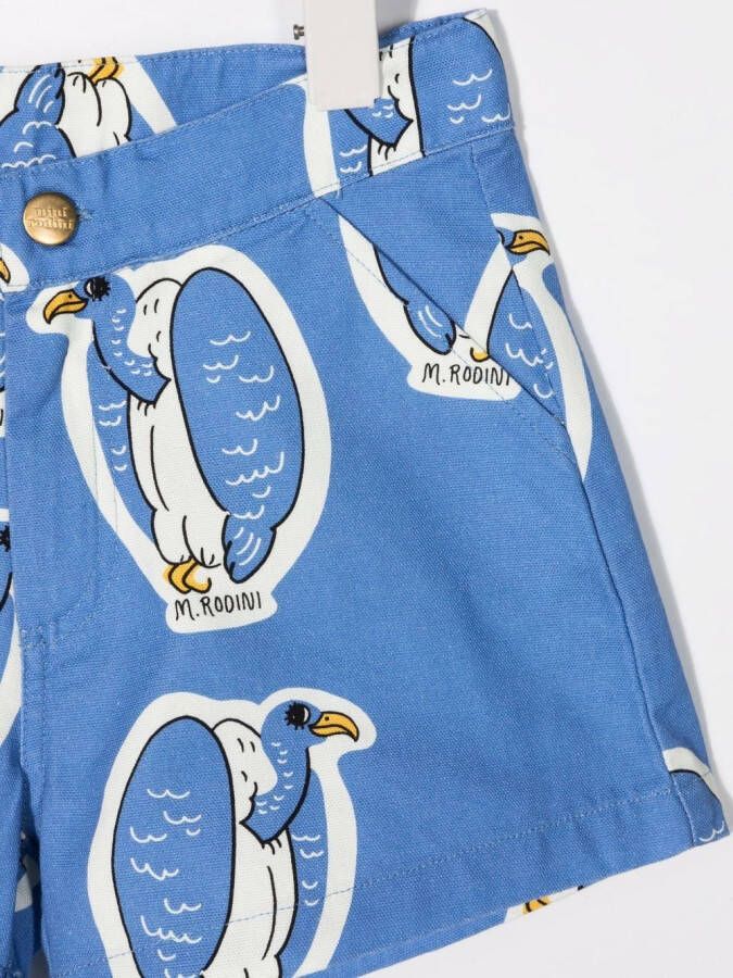 Mini Rodini Shorts met print Blauw
