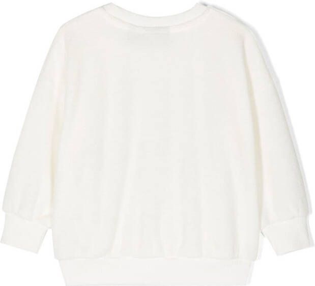 Mini Rodini Sweater met grafische print Wit