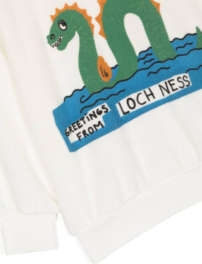 Mini Rodini Sweater met grafische print Wit