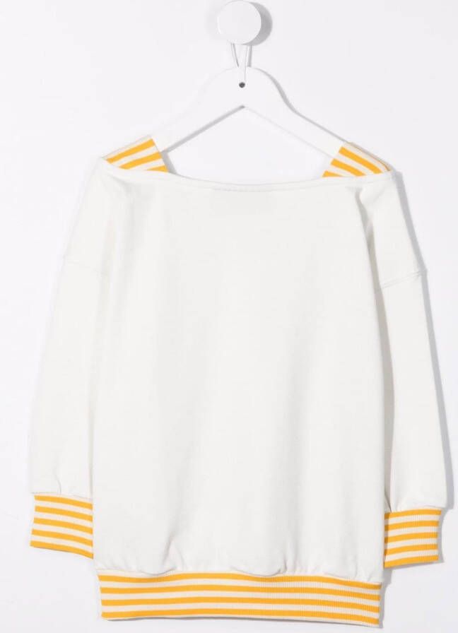 Mini Rodini Sweater met print Wit