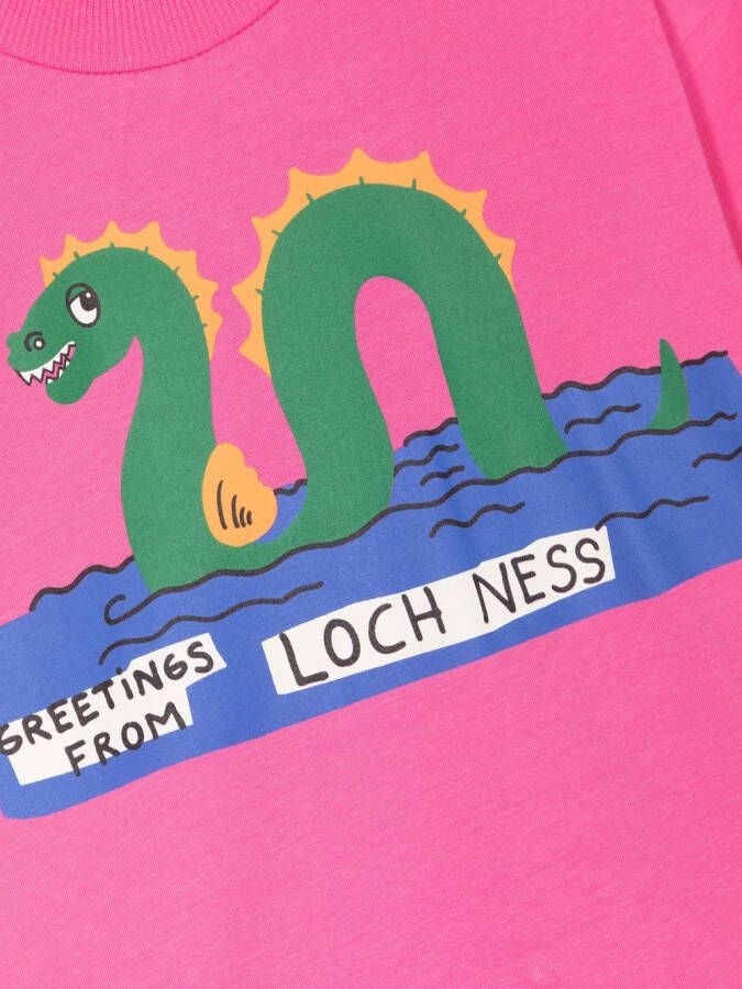 Mini Rodini T-shirt met grafische print Roze