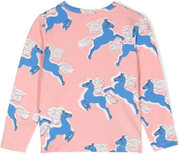 Mini Rodini T-shirt met lange mouwen Roze