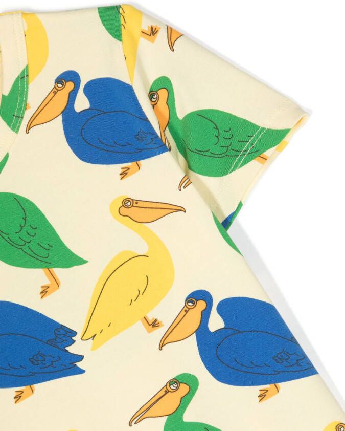 Mini Rodini T-shirt met print Geel
