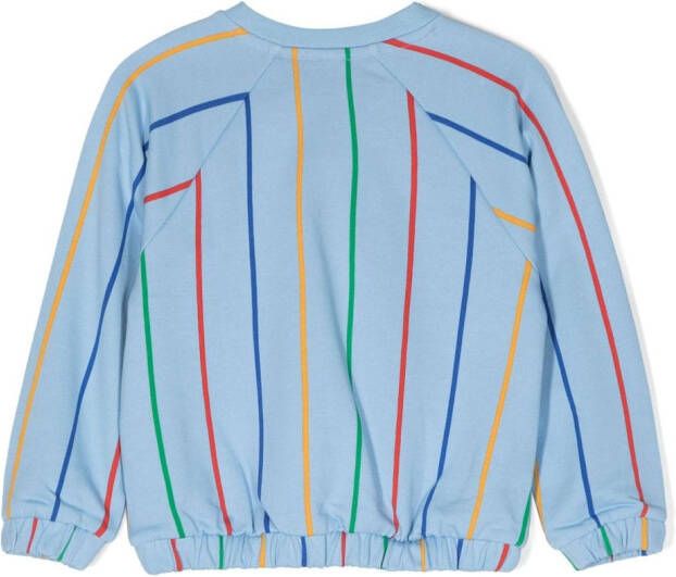 Mini Rodini Trui met geborduurd logo Blauw